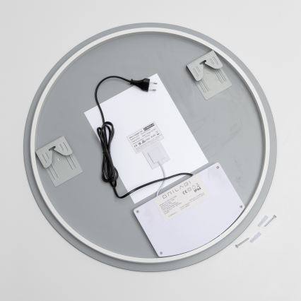 Brilagi - DEMI PRO LED grijano ogledalo za kupaonicu LED/20W/230V Ø 60 cm IP44 CRI 90 prigušivo + CCT