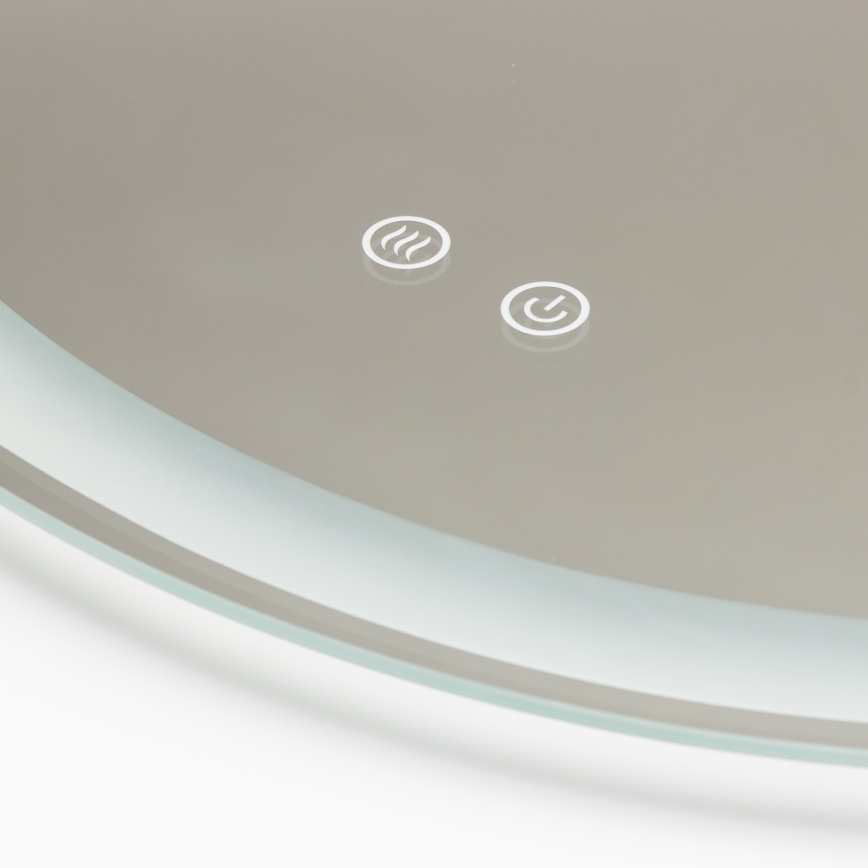 Brilagi - LED grijano kupaonsko ogledalo AVA PRO LED/18,5W/230V Ø 60 cm IP44 CRI 90 prigušivo + CCT