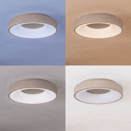 BRILAGI - LED prigušivo stropno svjetlo FALCON II LED/67W/230V 3000-6500K promjer 40 cm bež + daljinski upravljač