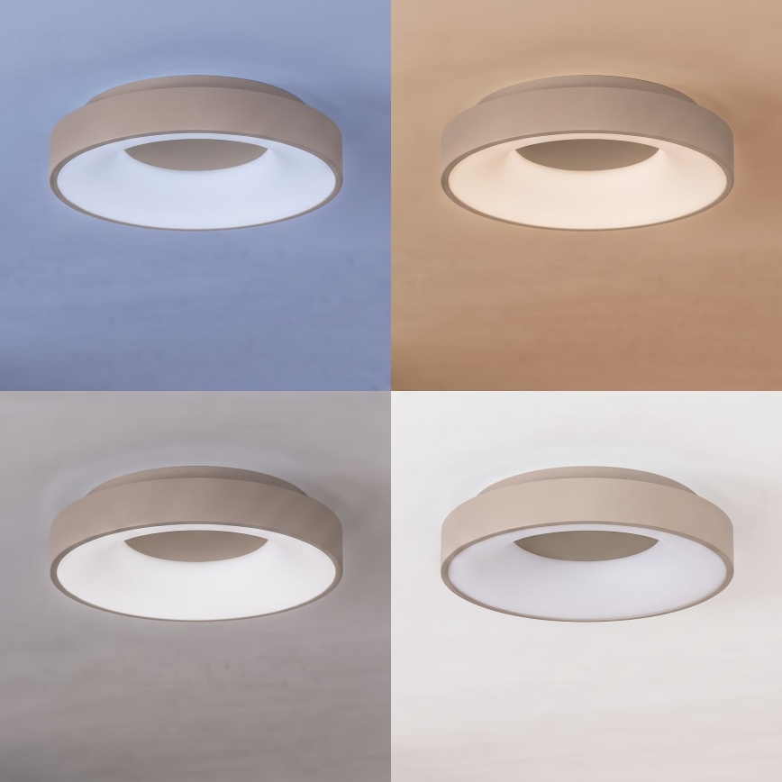 BRILAGI - LED prigušivo stropno svjetlo FALCON II LED/67W/230V 3000-6500K promjer 40 cm bež + daljinski upravljač