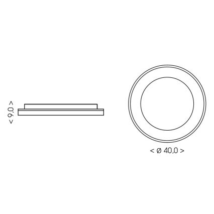 BRILAGI - LED prigušivo stropno svjetlo FALCON II LED/67W/230V 3000-6500K promjer 40 cm bež + daljinski upravljač