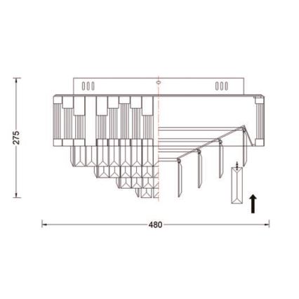 Brilagi - LED prigušivo stropno svjetlo SPECTRA LED/45W/230V 3000-6000K Ø 48 cm zlatno + daljinsko upravljanje