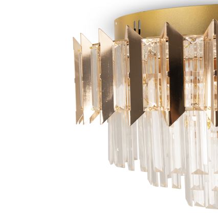 BRILAGI - LED prigušivo stropno svjetlo SPECTRA LED/45W/230V 3000-6000K Ø 48 cm zlatno + daljinsko upravljanje