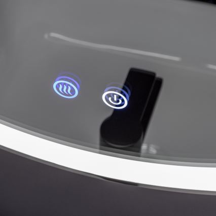 Brilagi - LED prigušivo grijano kupaonsko ogledalo s pozadinskim osvjetljenjem ALU PRO LED/18W/230V Ø 60 cm 3000/4000/6500K IP44 sjajni krom CRI 90