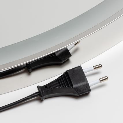 Brilagi - LED prigušivo grijano kupaonsko ogledalo s pozadinskim osvjetljenjem ALU PRO LED/18W/230V Ø 60 cm 3000/4000/6500K IP44 sjajni krom CRI 90