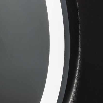 Brilagi - LED kupaonsko ogledalo s mogućnošću prigušivanja, grijačem i LED pozadinskim osvjetljenjem ALU PRO LED/18W/230V Ø 60 cm 3000/4000/6500K IP44 matni krom CRI 90