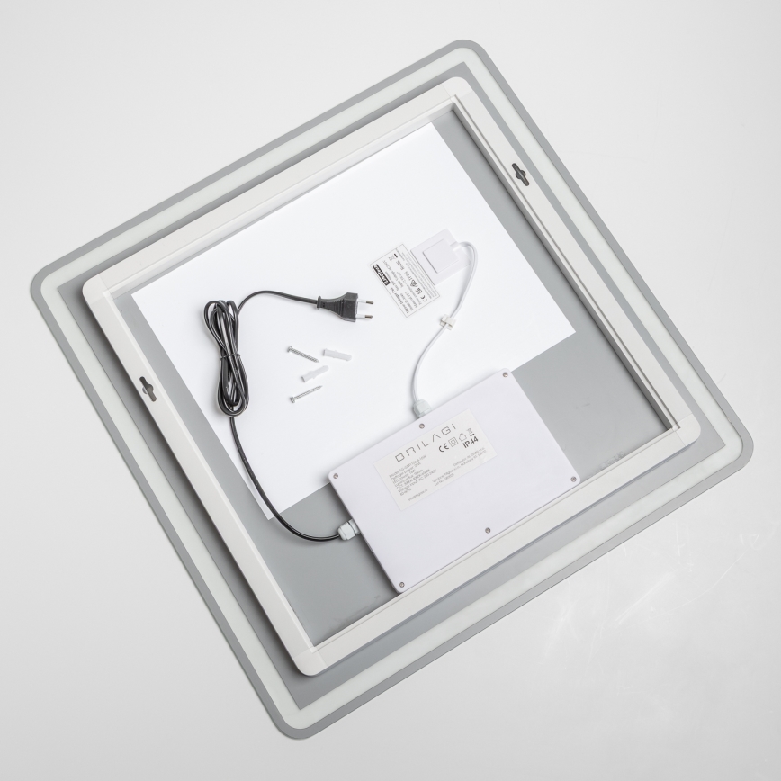 Brilagi - LED kupaonsko ogledalo s grijanjem BELLA LED/16W/230V 60x60 cm IP44 CRI 90 prigušivo + CCT