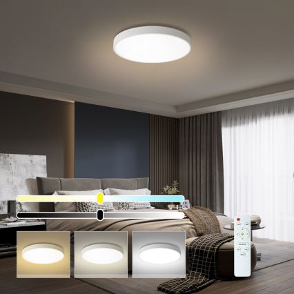 Brilagi - LED Smanjivač stropno svjetlo POOL LED/60W/230V 3000-6000K ø 60 cm bijelo + daljinsko upravljanje
