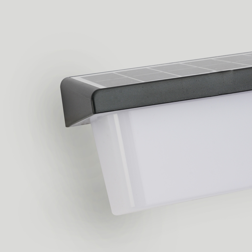 Brilagi - LED Solarna zidna svjetiljka sa senzorom SUNCE RAY LED/6W/3,7V 2200 mAh IP44