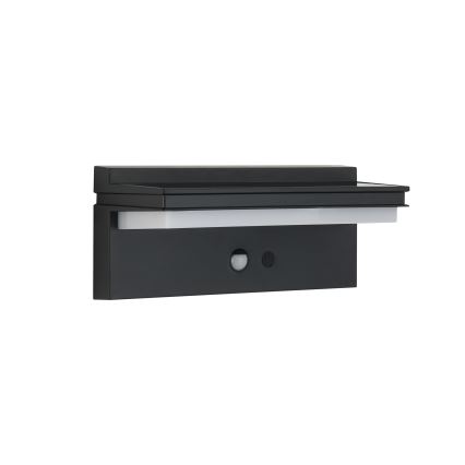 Brilagi - LED Solarna zidna svjetiljka sa senzorom SUNCE SENSE LED/10W/3,7V 4000 mAh IP44