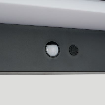 Brilagi - LED Solarna zidna svjetiljka sa senzorom SUNCE SENSE LED/10W/3,7V 4000 mAh IP44