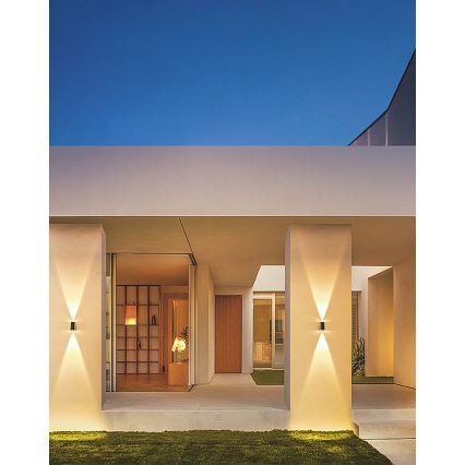 Brilagi - LED Solarna zidna svjetiljka PYRAMID LED/2W/3,2V 1300 mAh IP54