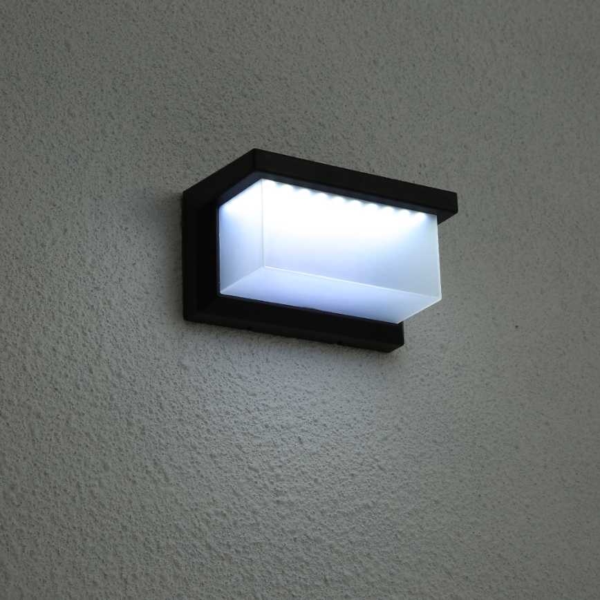 Brilagi - LED Solarna zidna svjetiljka sa senzorom BRICK LED/12W/5,5V 1200 mAh IP65