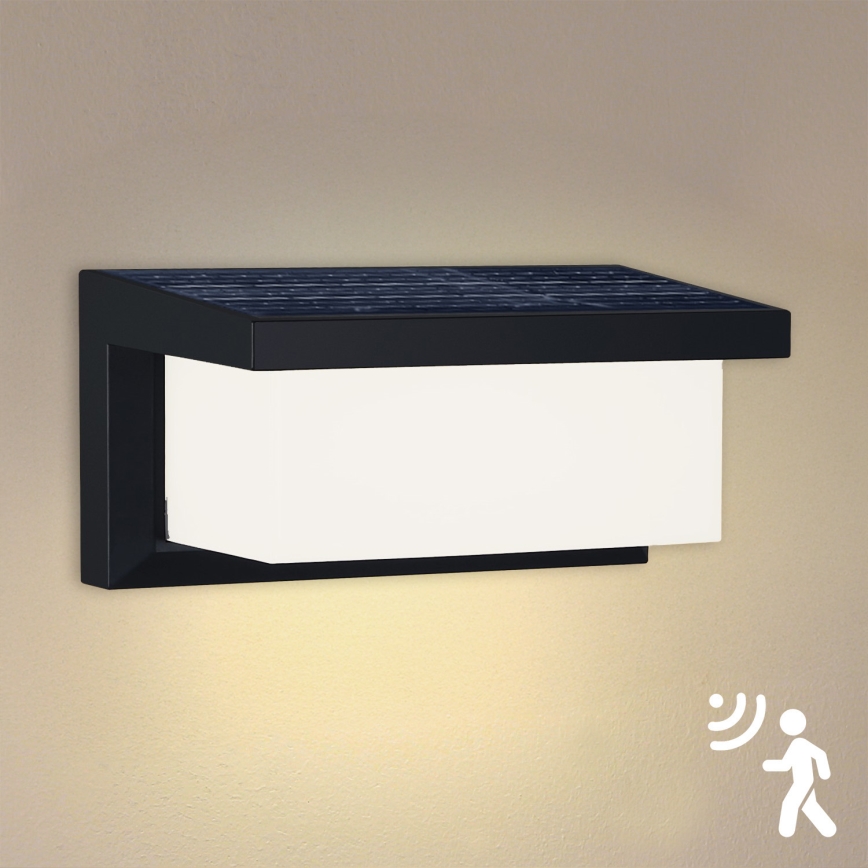 Brilagi - LED Solarna zidna svjetiljka sa senzorom BRICKY LED/5W/6V 4000 mAh IP65