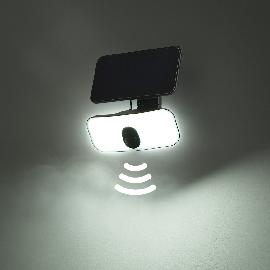 Brilagi - LED Solarna zidna svjetiljka sa senzorom ROOF LED/13W/5V 4000 mAh IP65