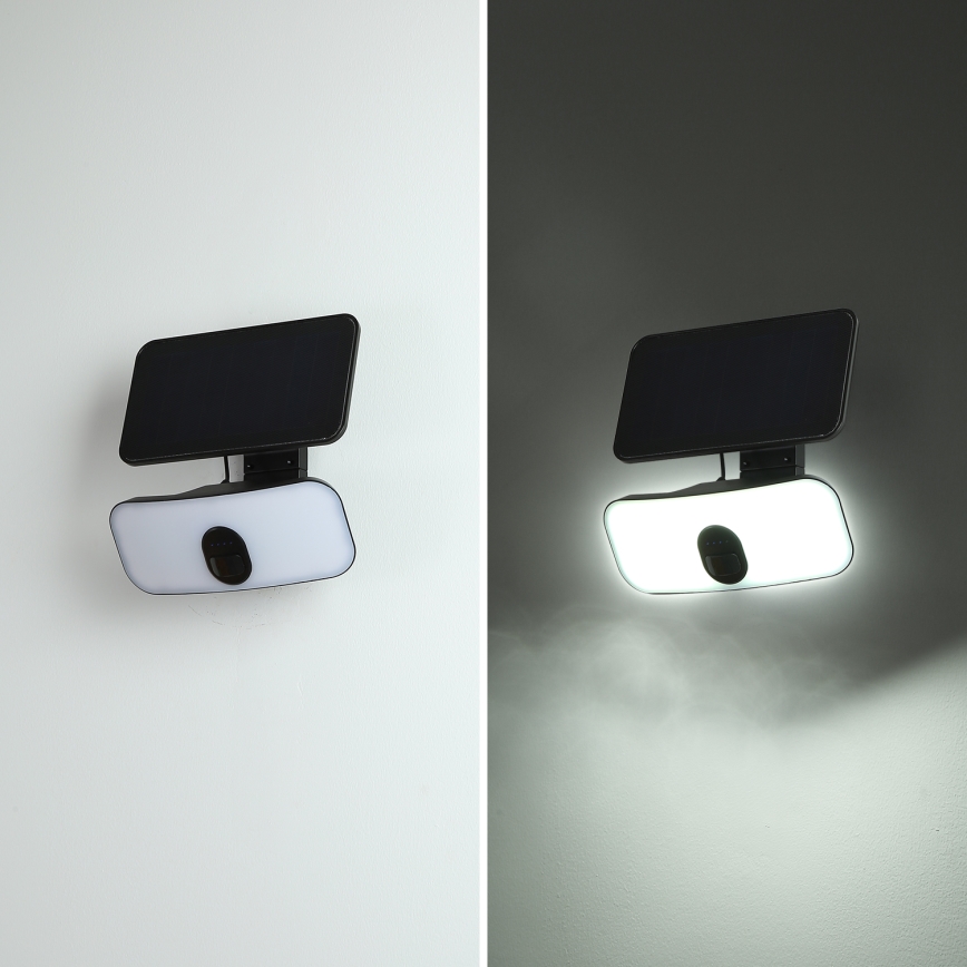 Brilagi - LED Solarna zidna svjetiljka sa senzorom ROOF LED/13W/5V 4000 mAh IP65
