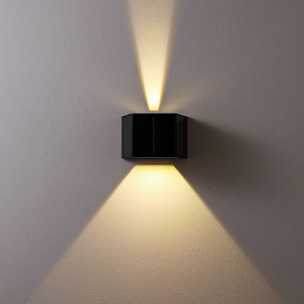 Brilagi - LED Solarna zidna svjetiljka sa senzorom SOLAR CUBE LED/2W/3,2V 1300 mAh IP54