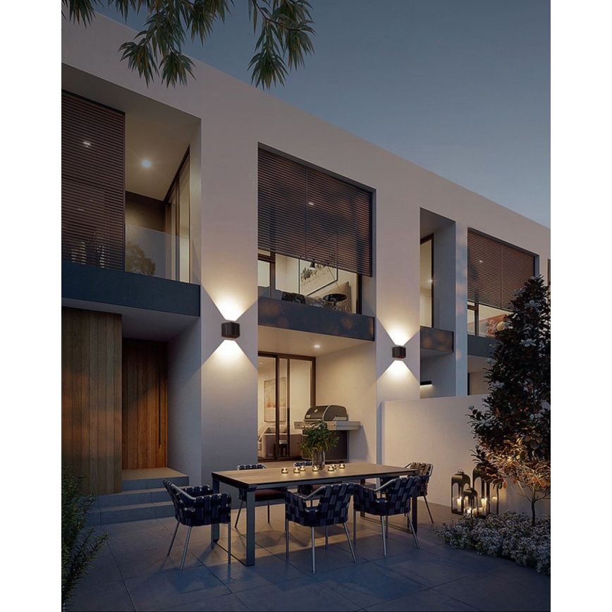 Brilagi - LED Solarna zidna svjetiljka sa senzorom SOLAR CUBE LED/2W/3,2V 1300 mAh IP54