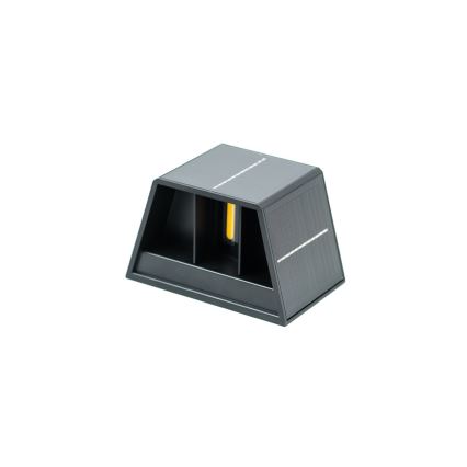 Brilagi - LED Solarna zidna svjetiljka sa senzorom SOLAR CUBE LED/2W/3,2V 1300 mAh IP54