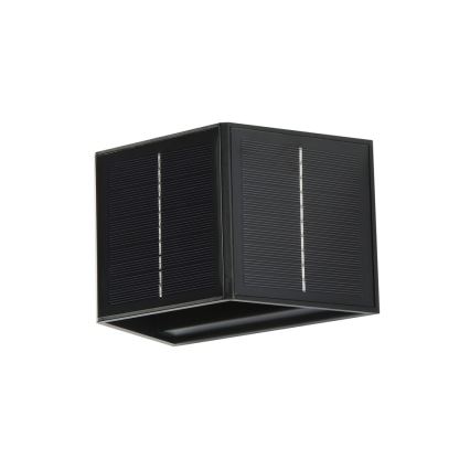 Brilagi - LED Solarna zidna svjetiljka sa senzorom SOLAR CUBE LED/2W/3,2V 1300 mAh IP54