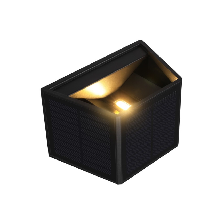 Brilagi - LED Solarna zidna svjetiljka sa senzorom SOLAR CUBE LED/2W/3,2V 1300 mAh IP54