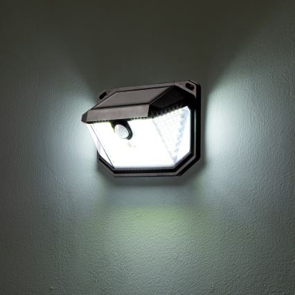 Brilagi - LED Solarna zidna svjetiljka sa senzorom WALLIE LED/4W/5,5V 1200mAh 6500K IP65