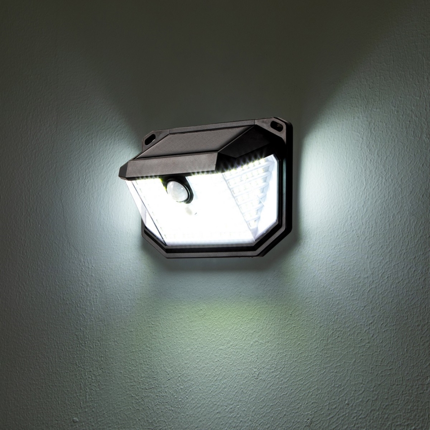 Brilagi - LED Solarna zidna svjetiljka sa senzorom WALLIE LED/4W/5,5V 1200mAh 6500K IP65