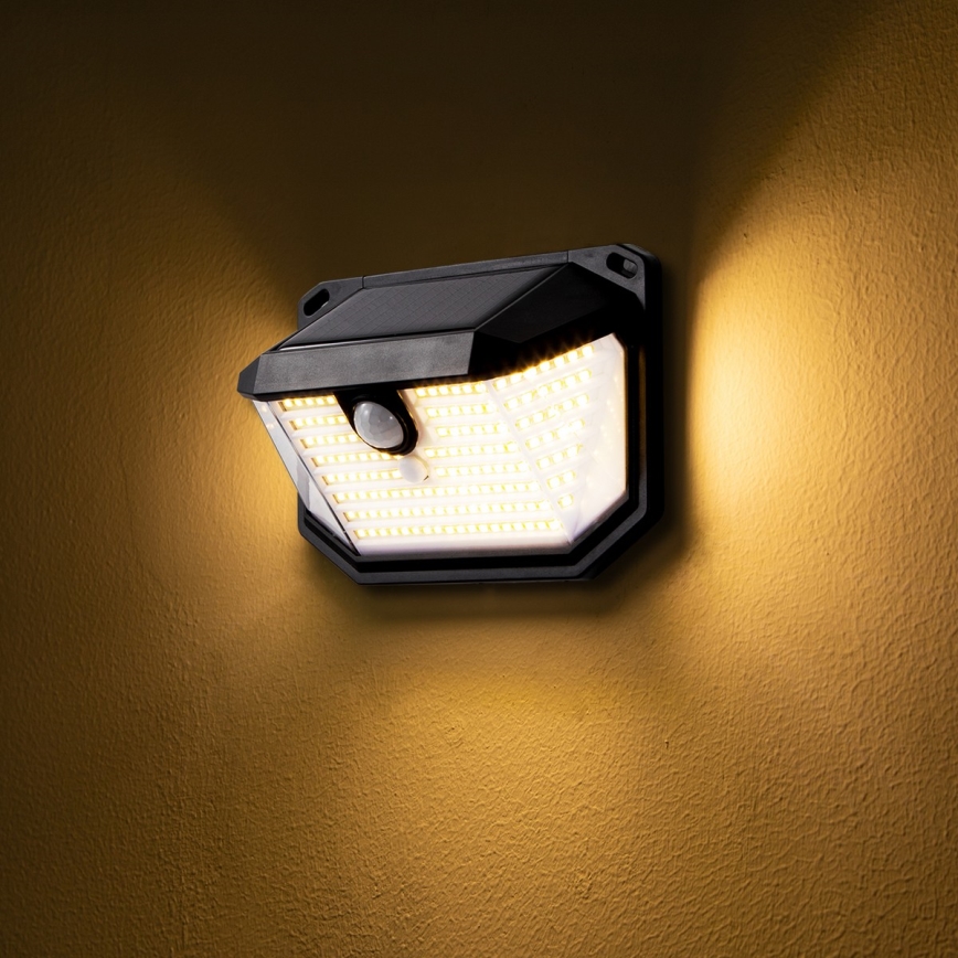 Brilagi - LED Solarna zidna svjetiljka sa senzorom WALLIE LED/4W/5,5V 1200 mAh 3000K IP65