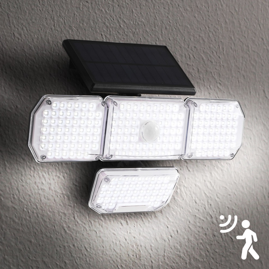 Brilagi - LED Solarna zidna svjetiljka sa senzorom WALLIE LED/5W/5,5V 2400 mAh IP65