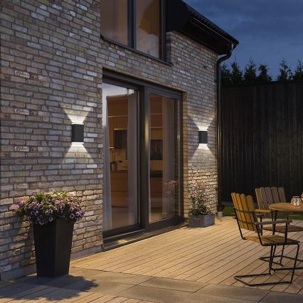 Brilagi - LED solarna zidna svjetiljka SUN GUARD LED/2W/3,7V 2000 mAh IP45