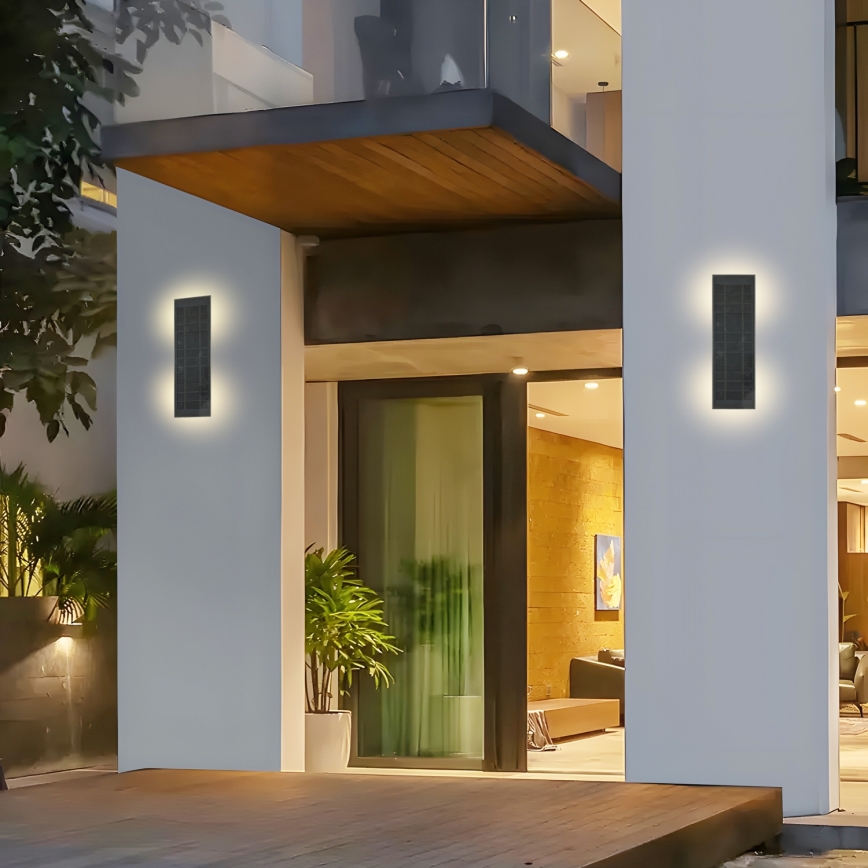 Brilagi - LED prigušivo solarno zidno svjetlo SUN LED/2,5W/3,7V 30 cm 2000 mAh IP44