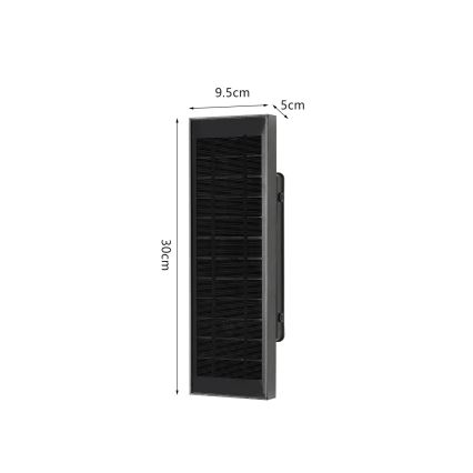 Brilagi - LED prigušivo solarno zidno svjetlo SUN LED/2,5W/3,7V 30 cm 2000 mAh IP44