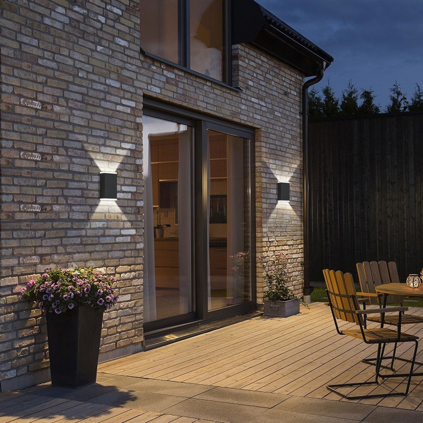Brilagi - LED Solarna zidna svjetiljka SUNCE GUARD LED/2W/3,7V 2000 mAh IP45