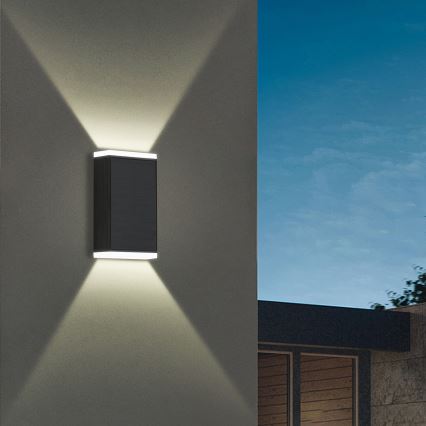 Brilagi - LED Solarna zidna svjetiljka SUNCE GUARD LED/2W/3,7V 2000 mAh IP45