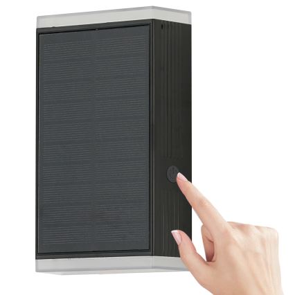 Brilagi - LED Solarna zidna svjetiljka SUNCE GUARD LED/2W/3,7V 2000 mAh IP45