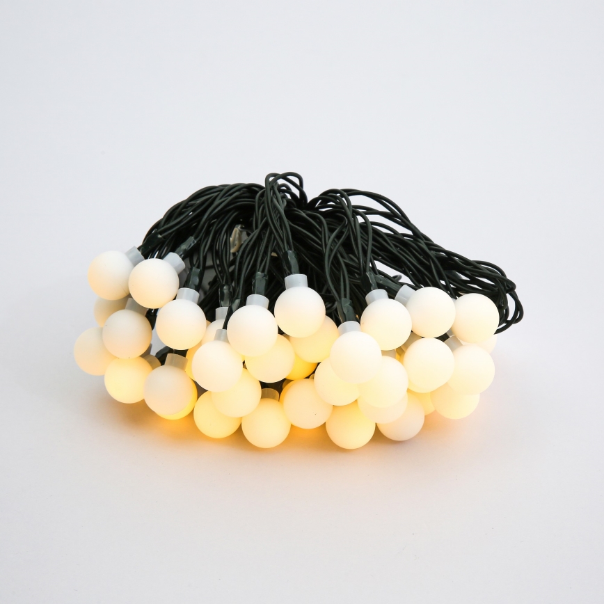 Brilagi - LED Solarni dekorativni lanac BUBBLE 50xLED/8 funkcija 7m IP65 topla bijela 600 mAh