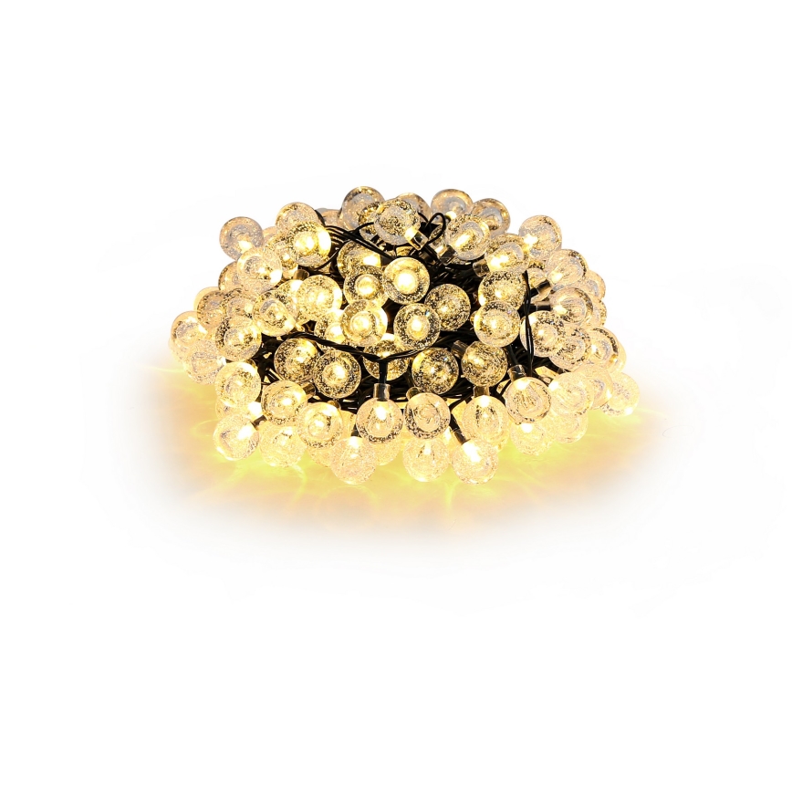 Brilagi - LED solarni dekorativni niz BUBBLE 300xLED/8 funkcija 30m IP65 topla bijela 500 mAh