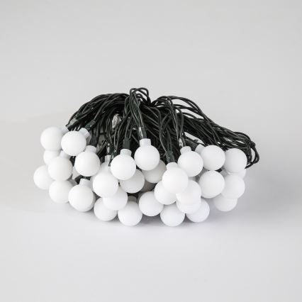 Brilagi - LED solarni dekorativni niz BUBBLE 50xLED/8 funkcija 7m IP65 topla bijela 600 mAh