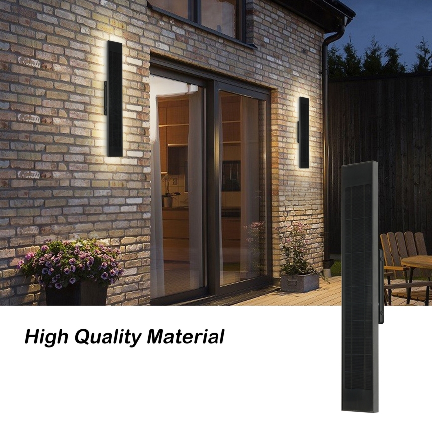 Brilagi - LED solarna zidna svjetiljka s prigušivanjem SUN LED/4W/3,7V 60 cm 4000 mAh IP44