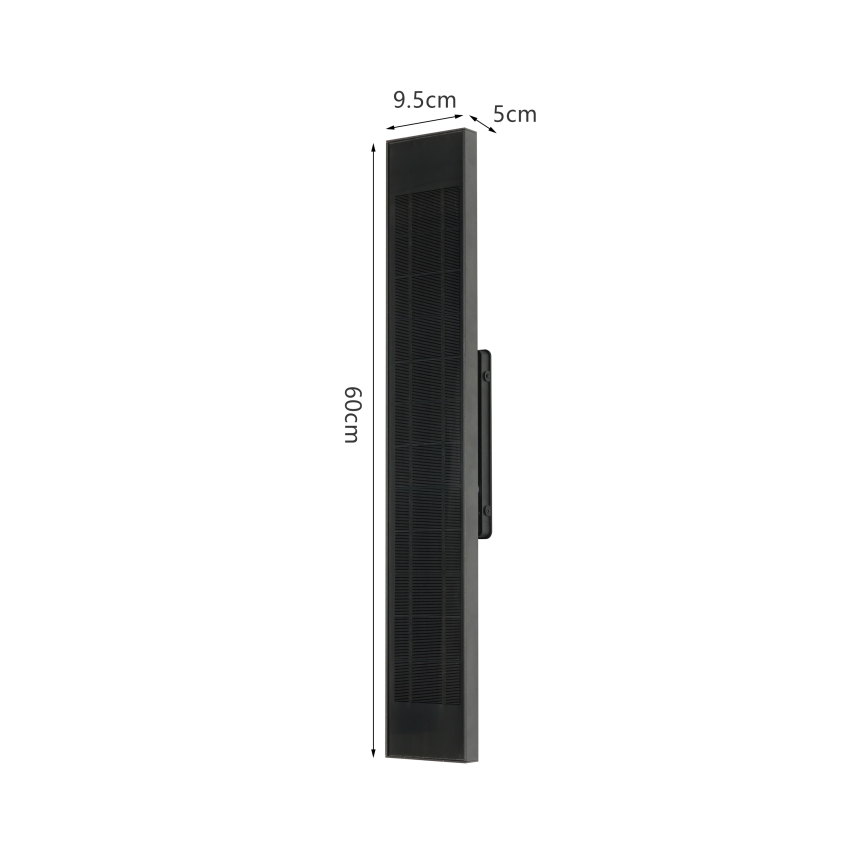 Brilagi - LED solarna zidna svjetiljka s prigušivanjem SUN LED/4W/3,7V 60 cm 4000 mAh IP44