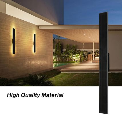 Brilagi - LED prigušiva solarna zidna svjetiljka SUN, 5,5W/230V, 100 cm, 6000 mAh, IP44