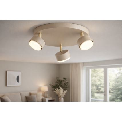 Brilagi - LED spot MONO 3xGX53/30W/230V bež/zlatna