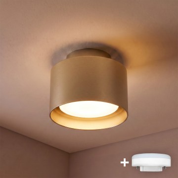 BRILAGI - LED spot svjetiljka BACKLIT 1xGX53/15W/230V + LED/3W promjer 10 cm zlatna