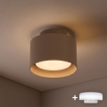 BRILAGI - LED spot svjetiljka BACKLIT 1xGX53/15W/230V + LED/3W Ø 10 cm bež