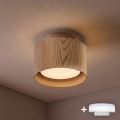 BRILAGI - LED spot svjetiljka BACKLIT 1xGX53/15W/230V + LED/3W Ø 10 cm u dekoru hrasta