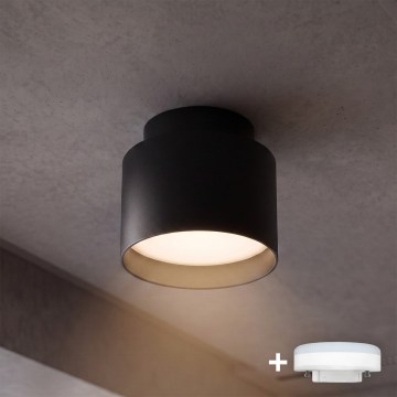 BRILAGI - LED spot svjetiljka BACKLIT 1xGX53/15W/230V + LED/3W, Ø 8 cm, crna