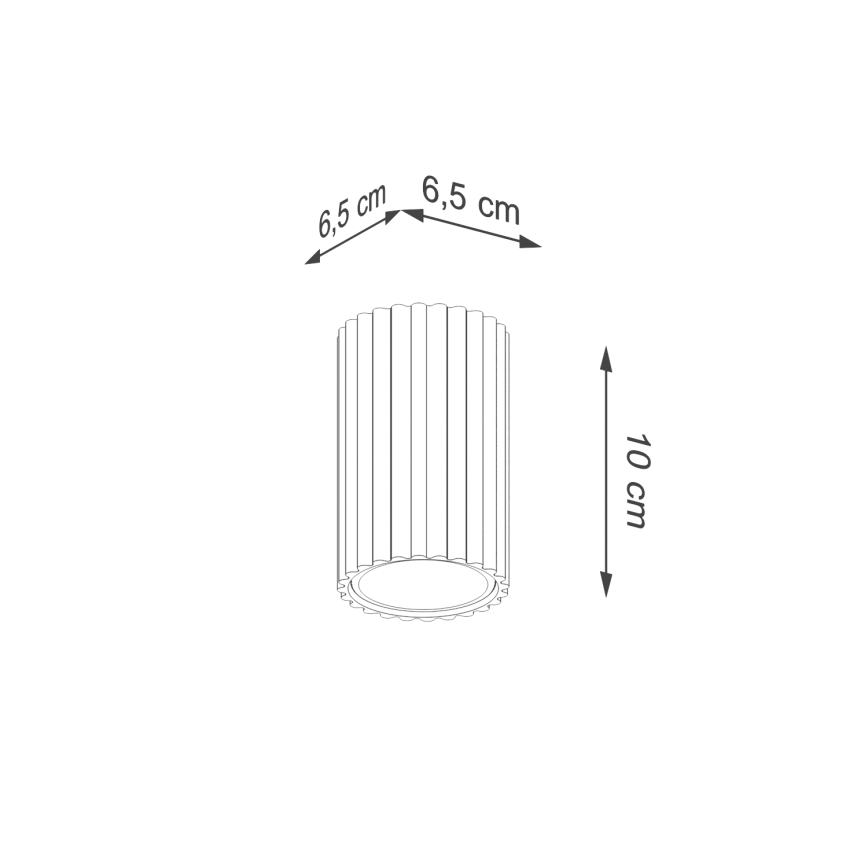 Brilagi - LED spot svjetiljka CRESTO 1xGU10/10W/230V 10 cm crvena