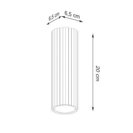 Brilagi - LED spot svjetiljka CRESTO 1xGU10/10W/230V 20 cm crna
