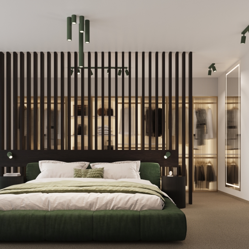 Brilagi - LED spot svjetiljka CRESTO 1xGU10/10W/230V 20 cm zelena