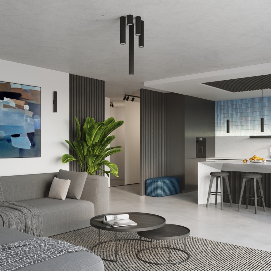 Brilagi - LED spot svjetiljka CRESTO 1xGU10/10W/230V 30 cm crna